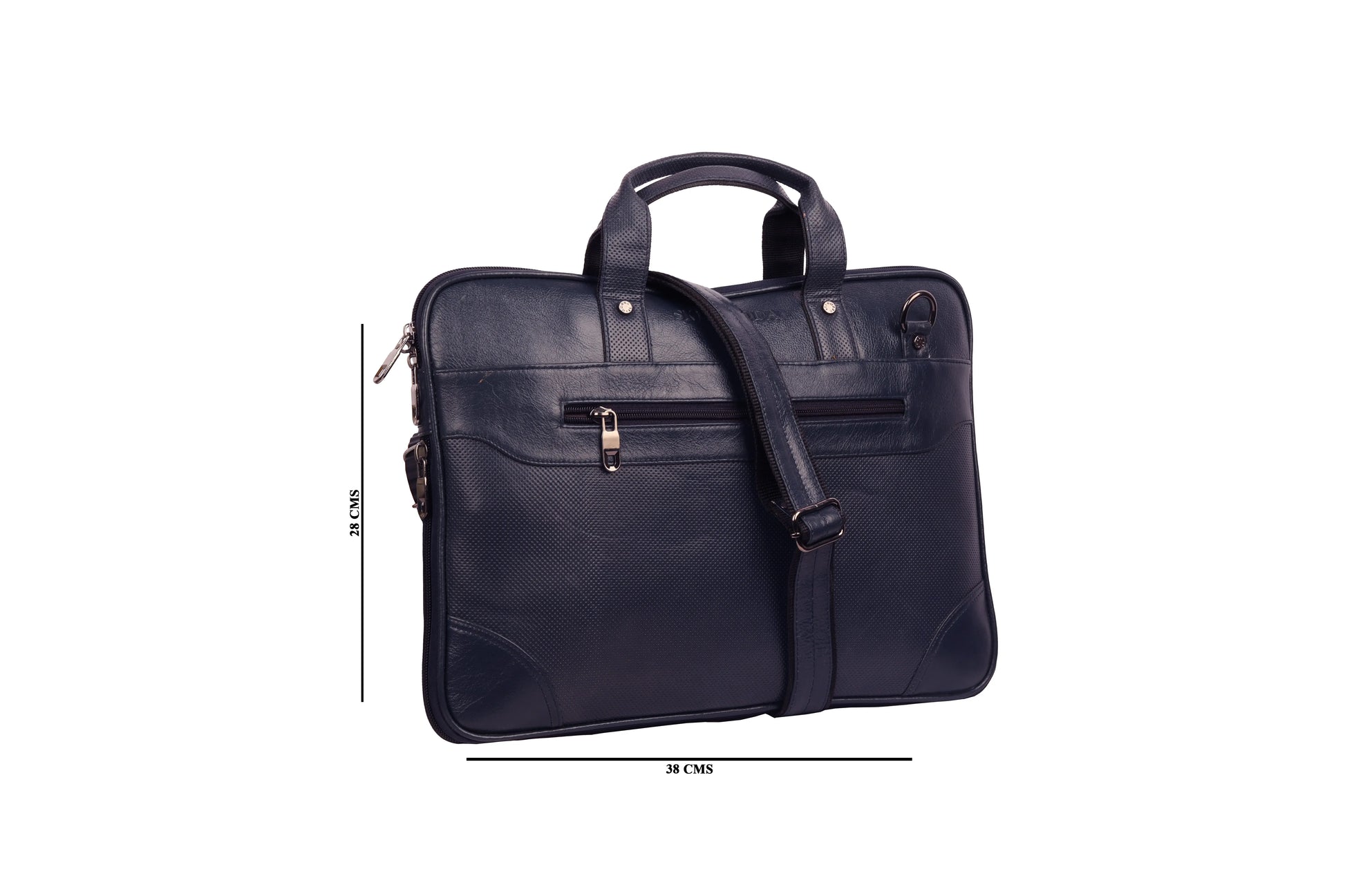 Luxuries Bliss Genuine Leather Messenger Laptop Bag – 14" to 16" – Unisex, Office & Travel Luxuriesbliss