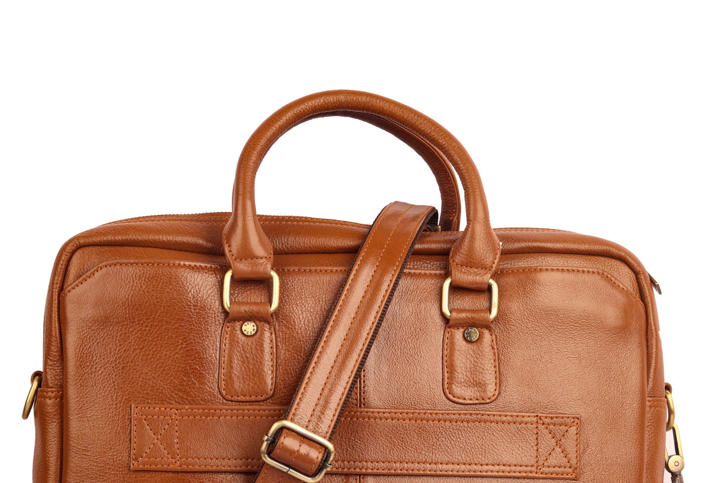 LuxuriesBliss Genuine Leather Messenger Laptop Bag – 14" to 16" – Unisex, Office & Travel Luxuriesbliss