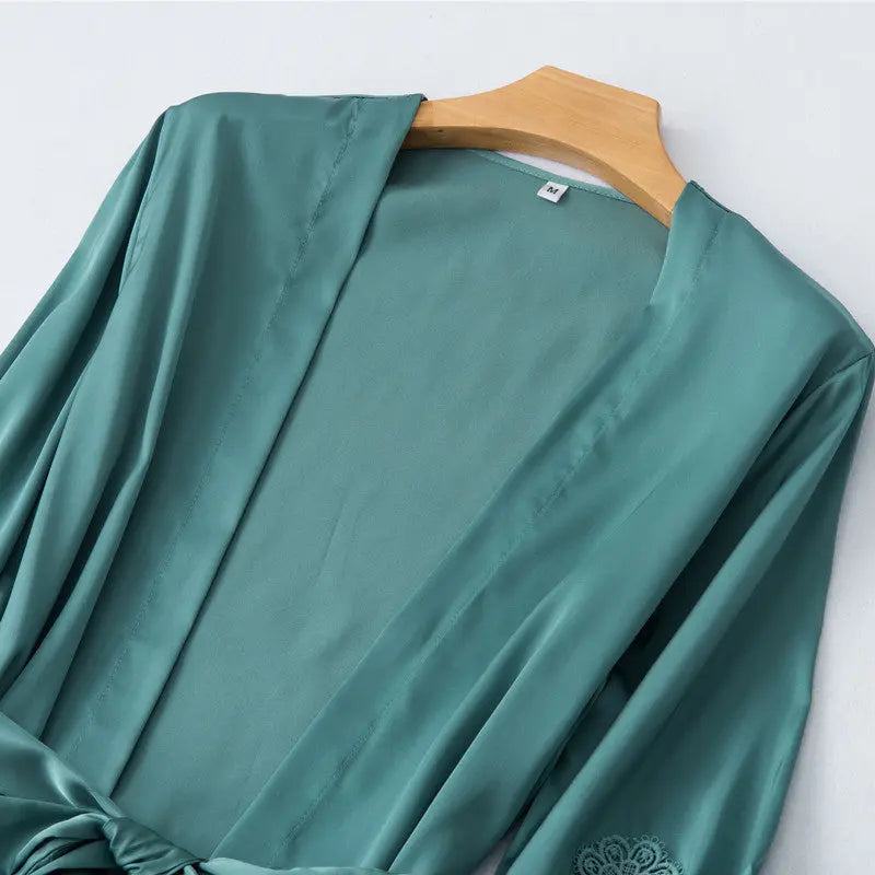 Nightgown with floral sleeves - luxuriesbliss