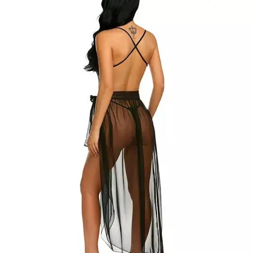 Lingerie Lace Chemise Nightgown -Sexy Sleepwear - luxuriesbliss