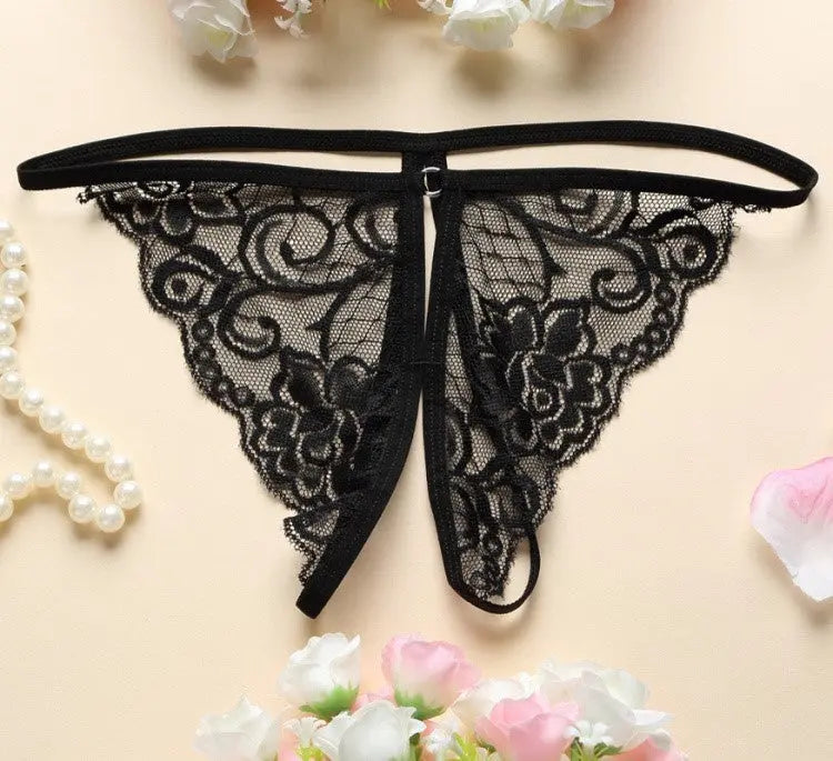 Porn Sexy Women Lace Tulle Lingerie Set - luxuriesbliss