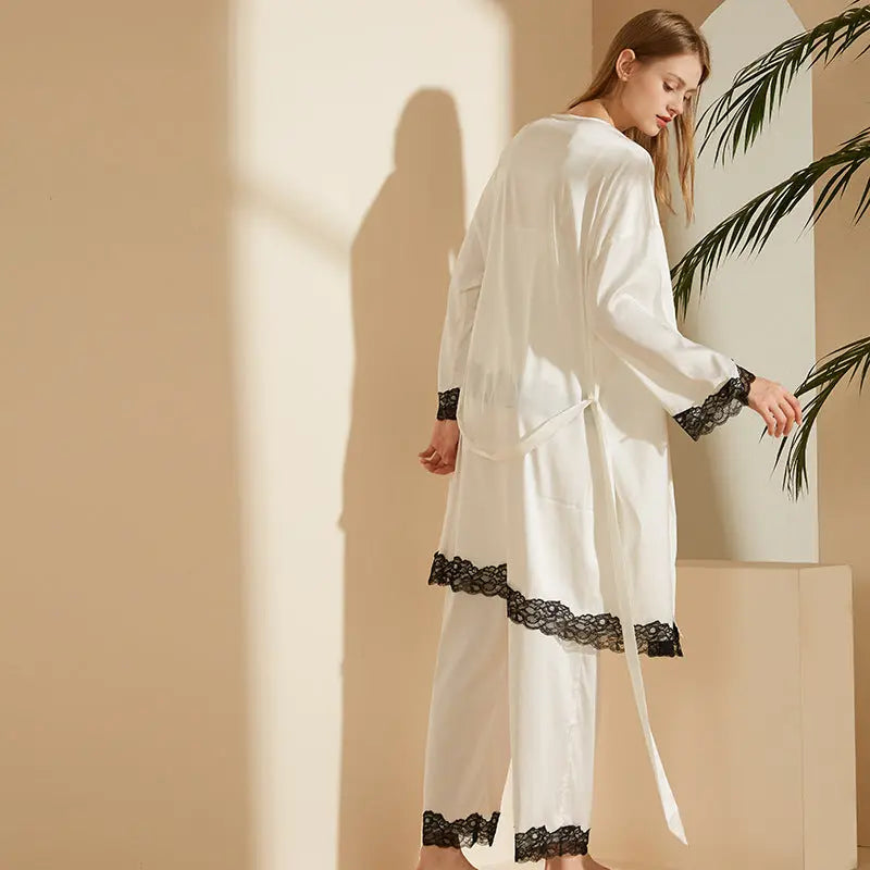 Nightgown suspender trousers lace nightgown - luxuriesbliss