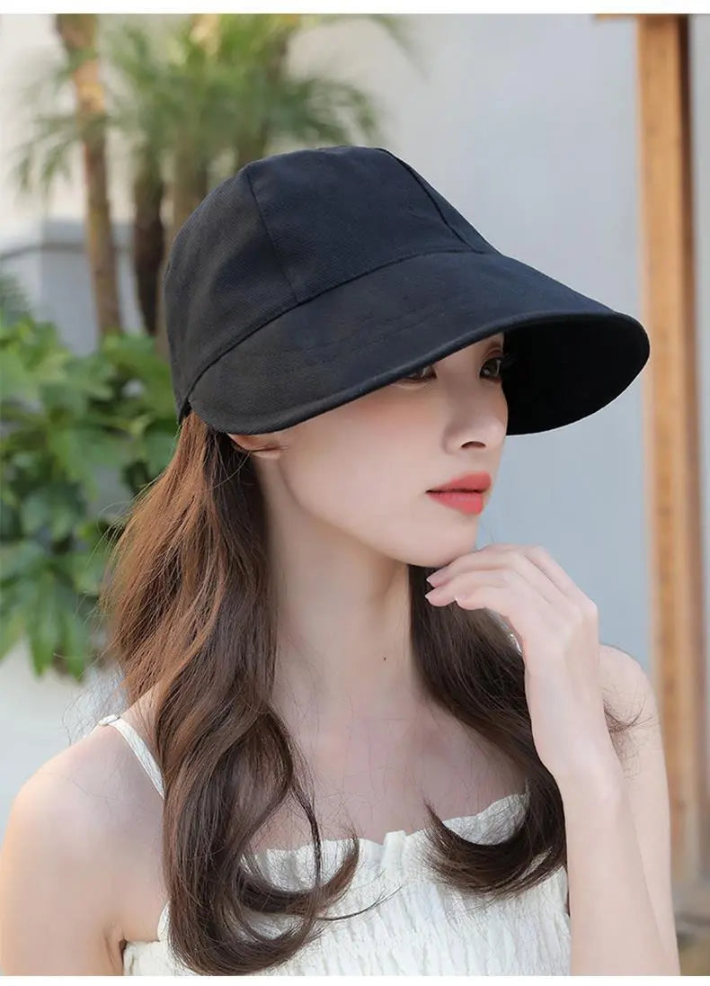 Women's Spring And Summer Sun Protection UV Protection Sun Hat - luxuriesbliss