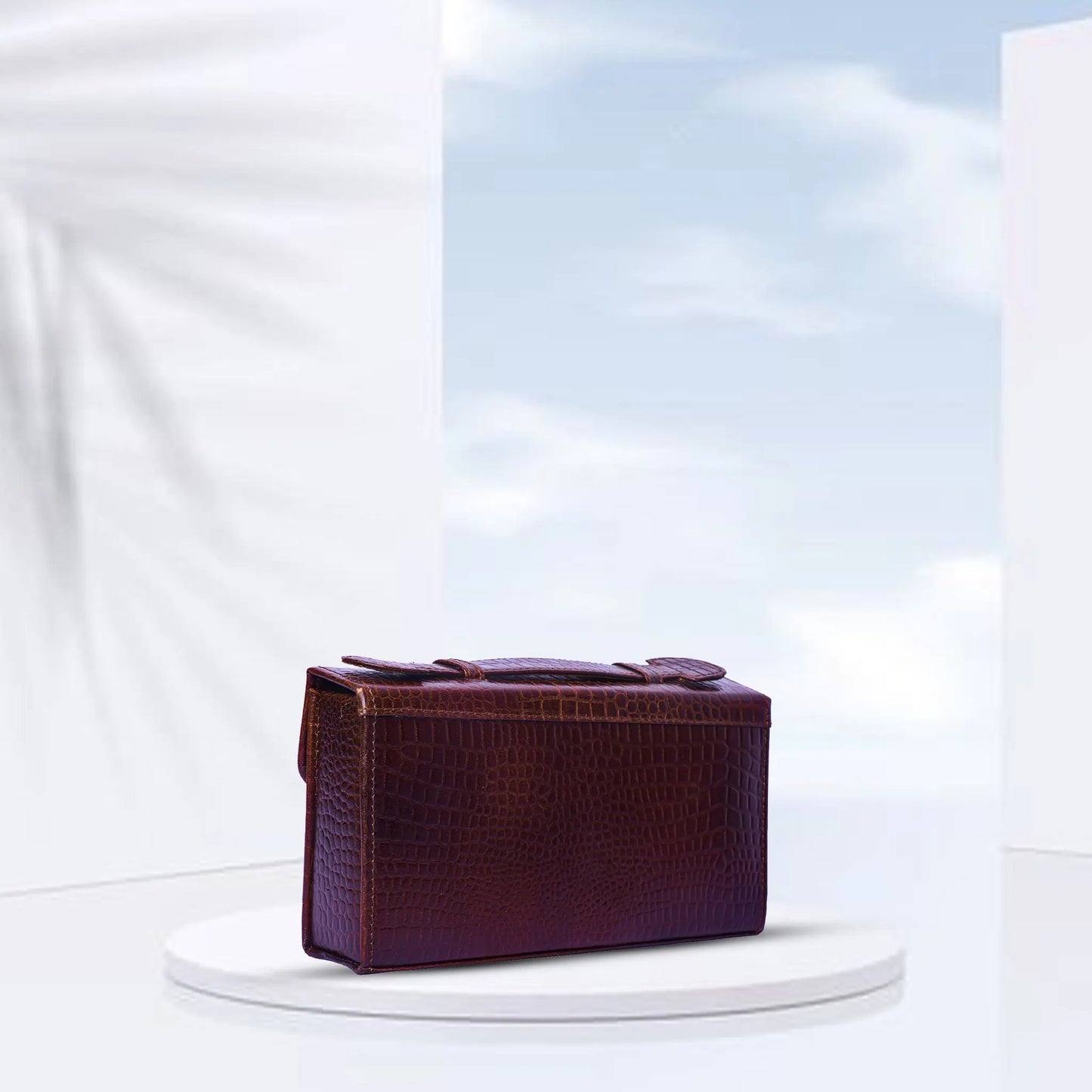 Men's Travel Leather Grooming Kit – Compact Shaving Essentials Set Luxuriesbliss