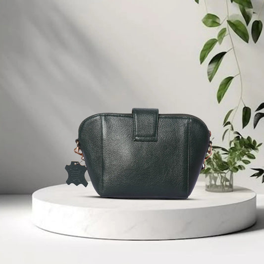 LuxuriesBliss Genuine Leather Mini Crossbody Bag for Women – Medium Sling Shoulder Purse Luxuriesbliss