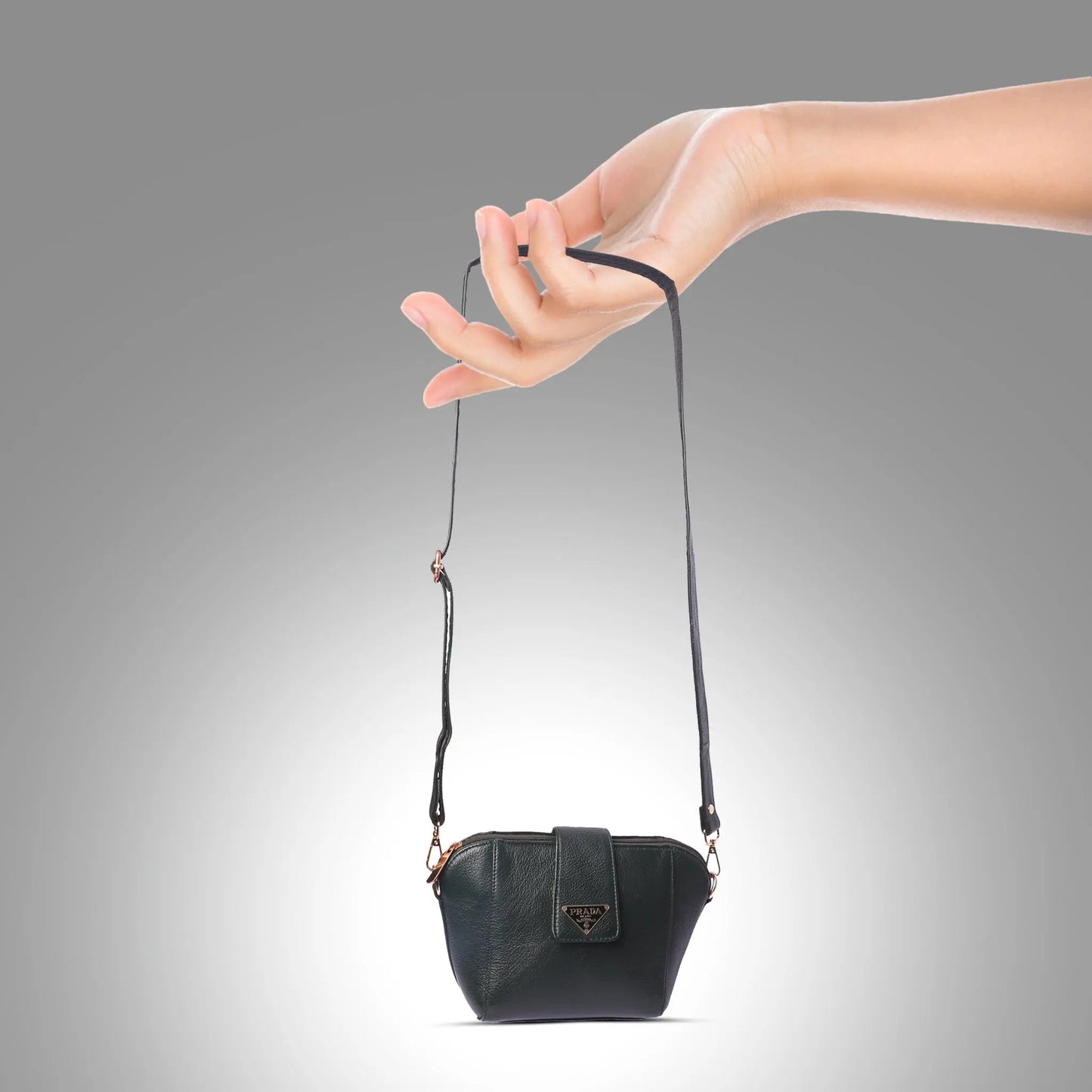 LuxuriesBliss Genuine Leather Mini Crossbody Bag for Women – Medium Sling Shoulder Purse Luxuriesbliss