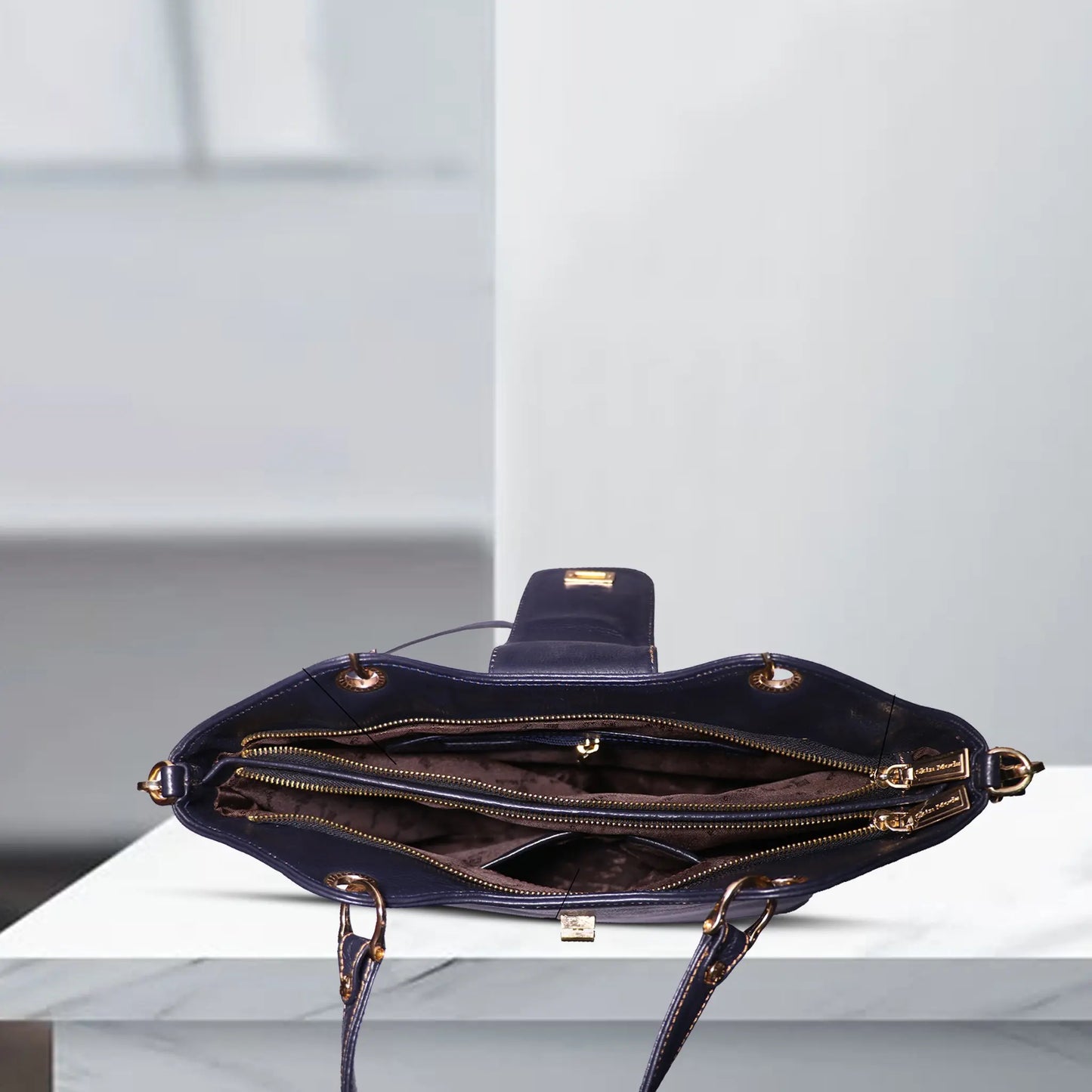 LuxuriesBliss Genuine Leather Tote Bag for Women – Italian Design, Spacious & Stylish Luxuriesbliss