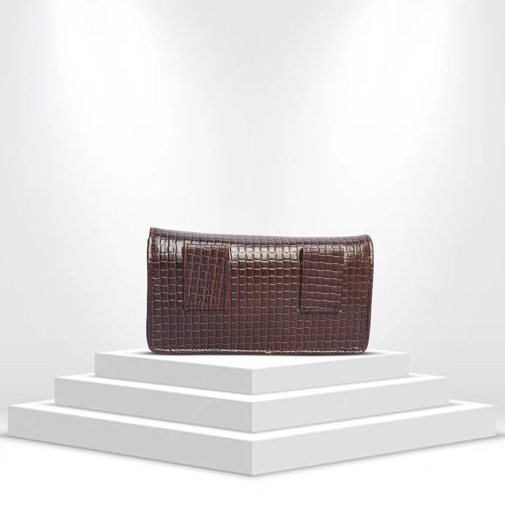 Men’s Brown Genuine Leather Waist Pouch | Travel Belt Bag Luxuriesbliss