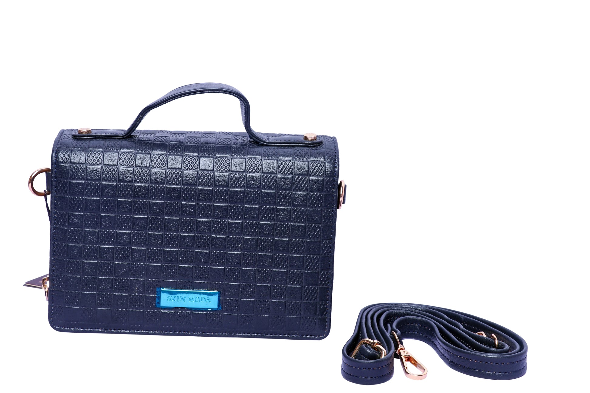 Stand out with this Super Embossed Bricks Print Leather Bag Handbag for Women Luxuriesbliss