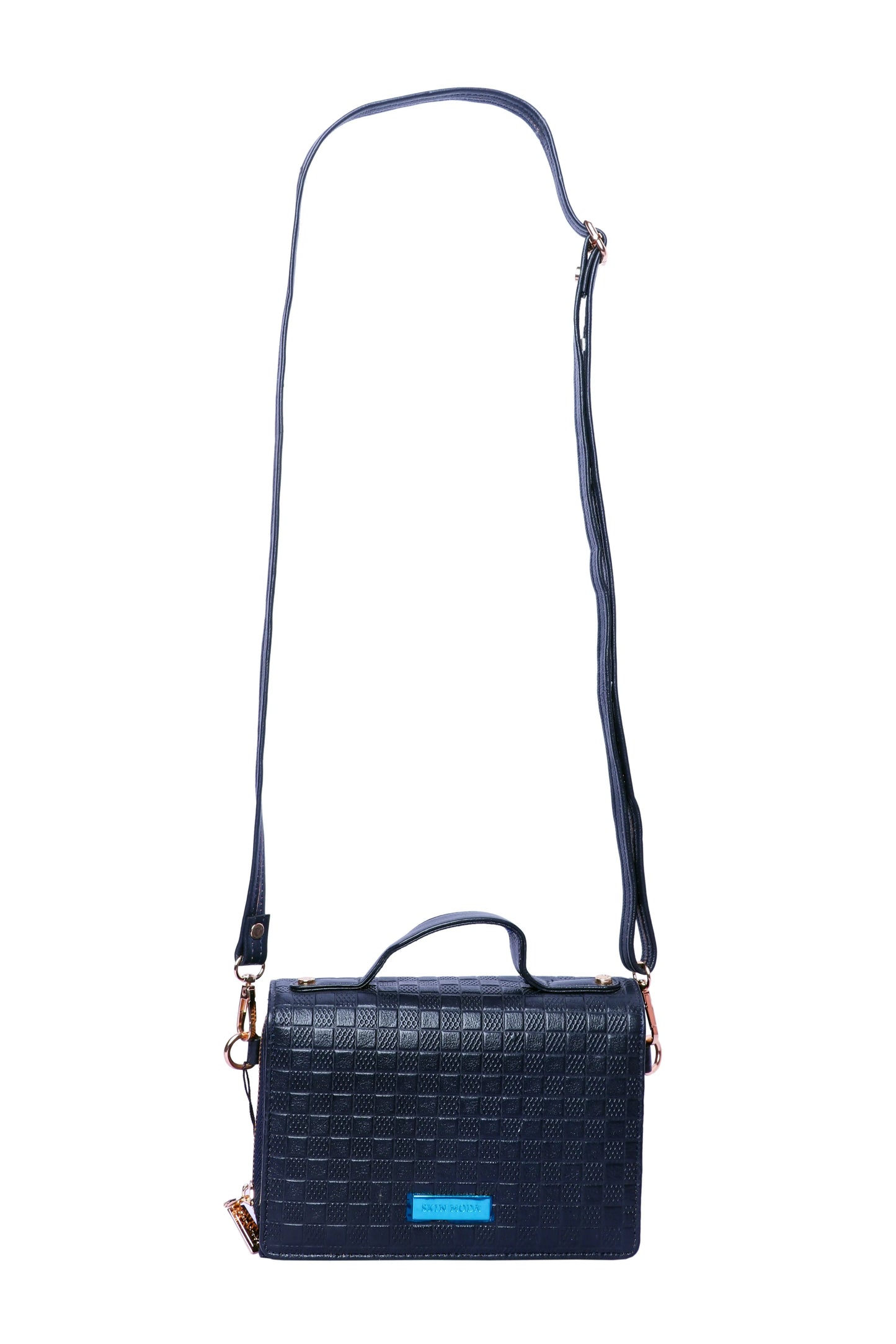 Stand out with this Super Embossed Bricks Print Leather Bag Handbag for Women Luxuriesbliss