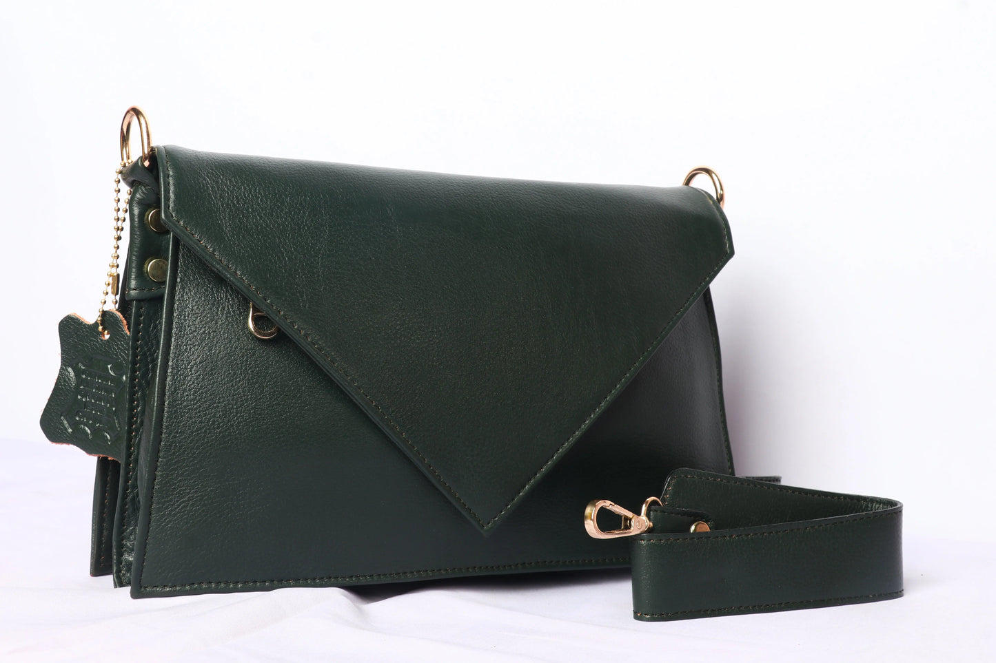 Small Solid Sling Bag – Dual Compartment, Detachable Strap luxuriesbliss