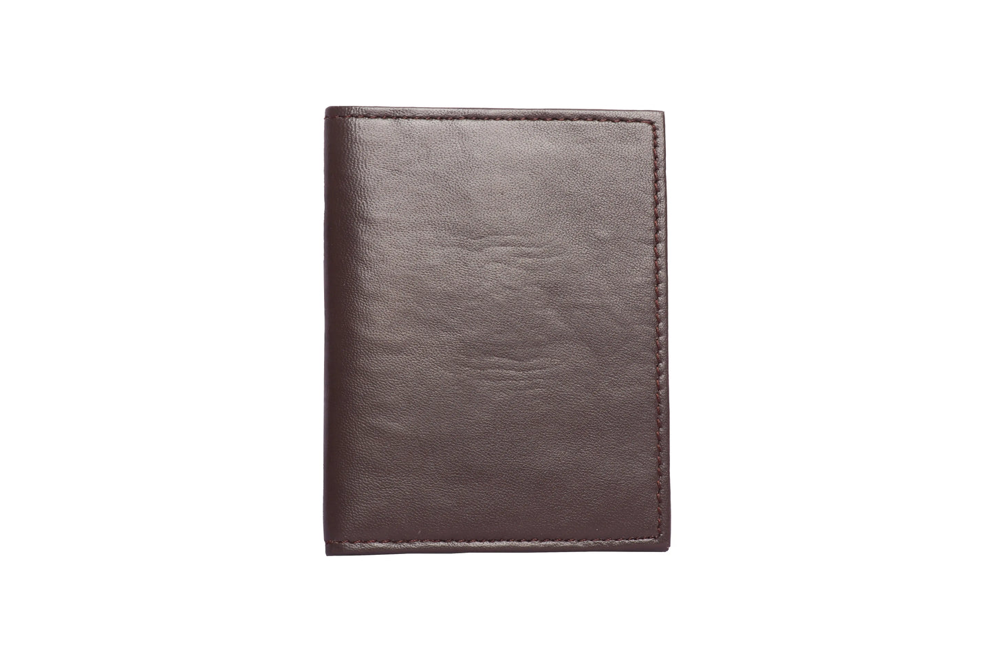 Brown Vertical Genuine Leather Wallet for Cards & Visiting Cards Luxuriesbliss