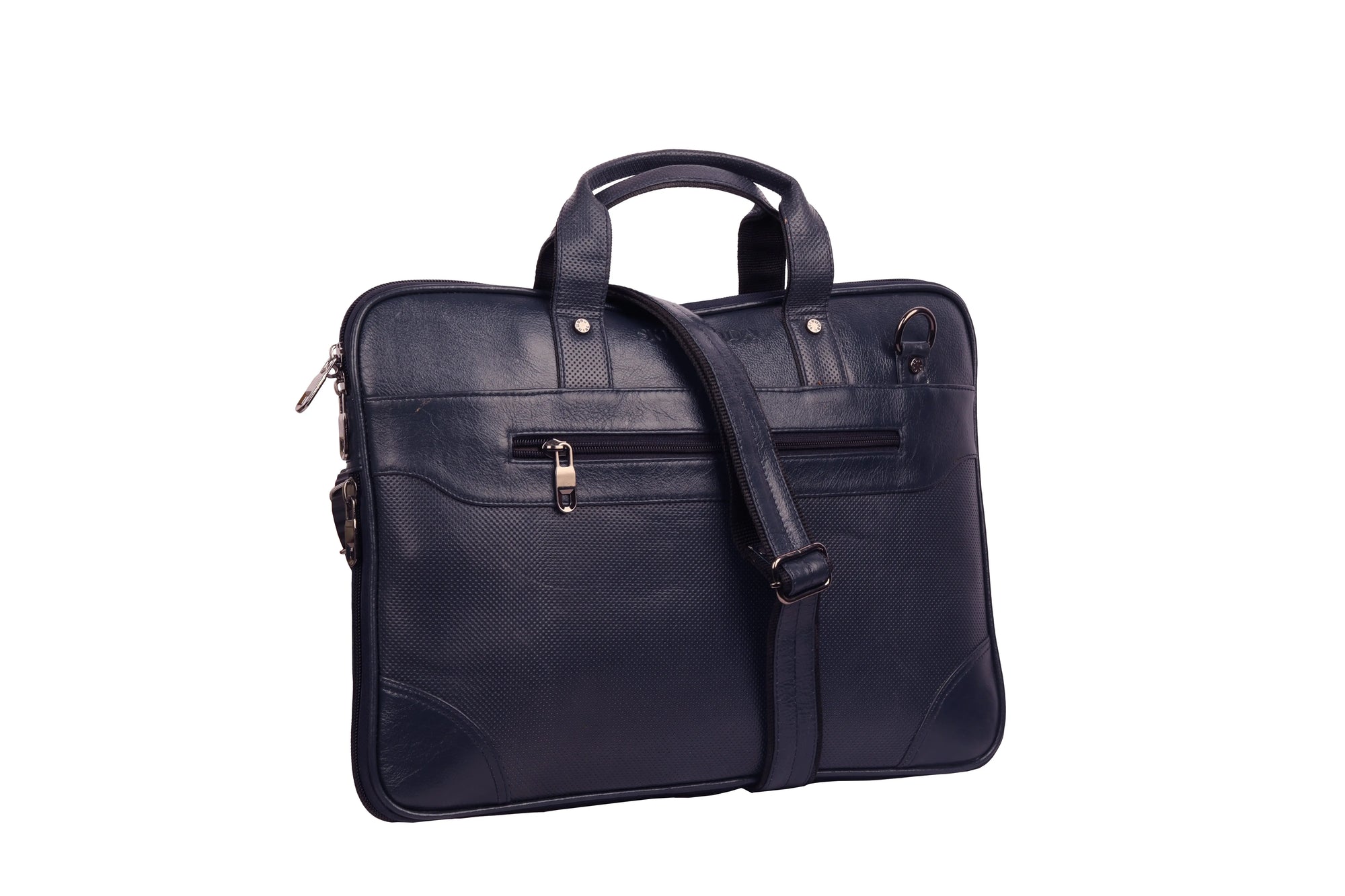 Luxuries Bliss Genuine Leather Messenger Laptop Bag – 14&quot; to 16&quot; – Unisex, Office &amp; Travel Luxuriesbliss