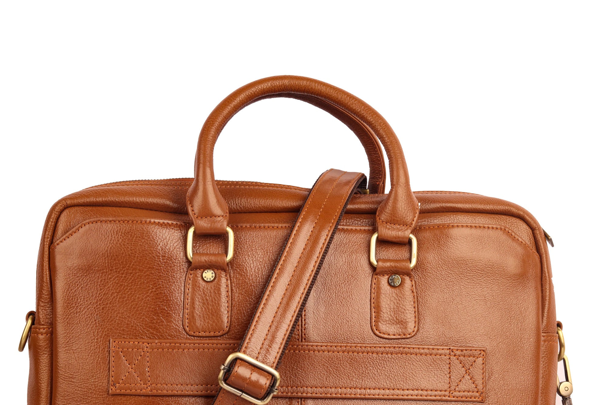 LuxuriesBliss Genuine Leather Messenger Laptop Bag – 14&quot; to 16&quot; – Unisex, Office &amp; Travel Luxuriesbliss