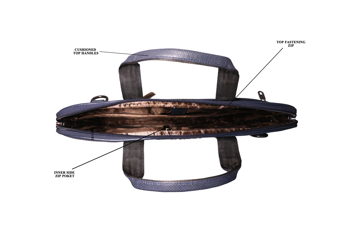 Luxuries Bliss Genuine Leather Messenger Laptop Bag – 14" to 16" – Unisex, Office & Travel Luxuriesbliss