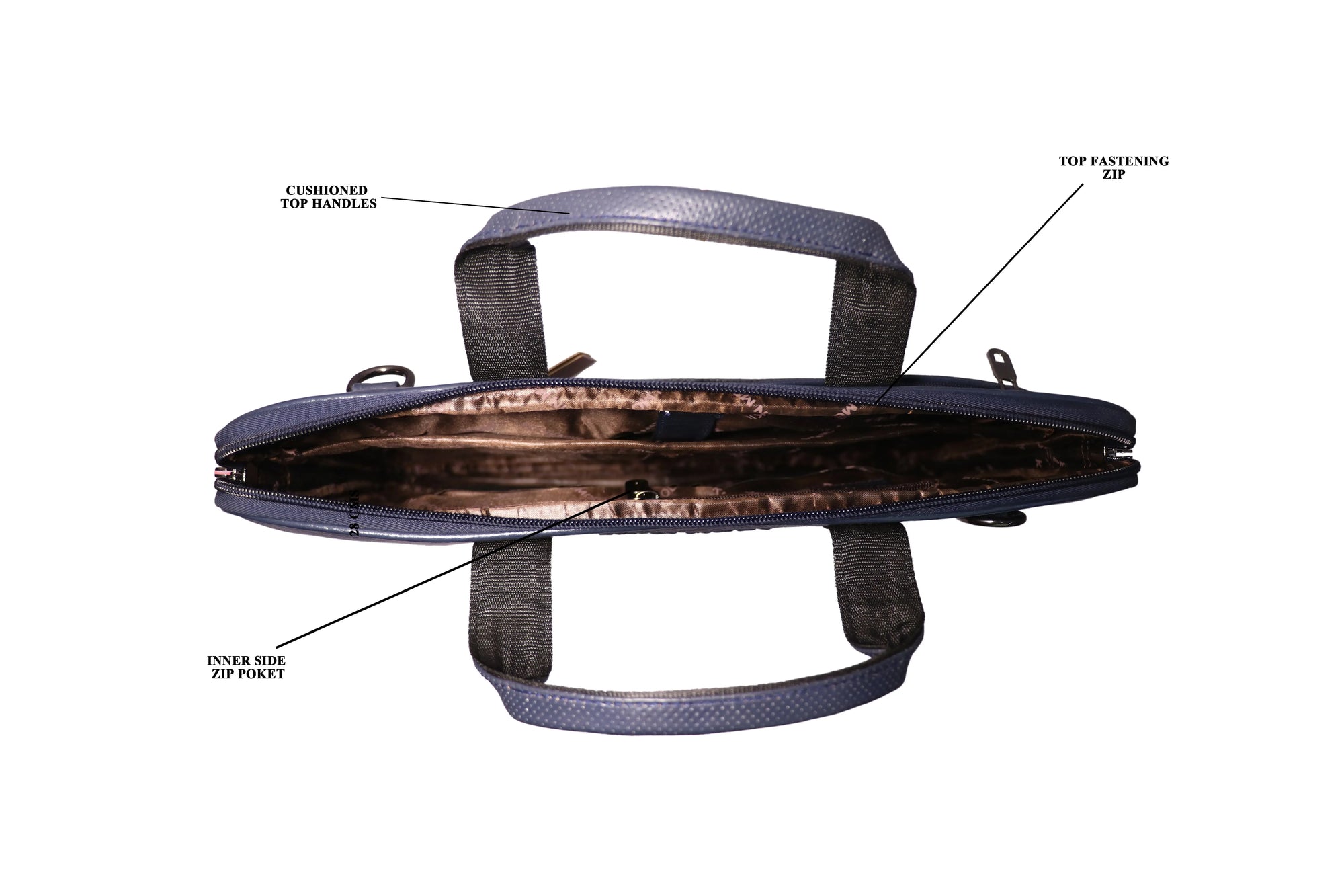 Luxuries Bliss Genuine Leather Messenger Laptop Bag – 14&quot; to 16&quot; – Unisex, Office &amp; Travel Luxuriesbliss