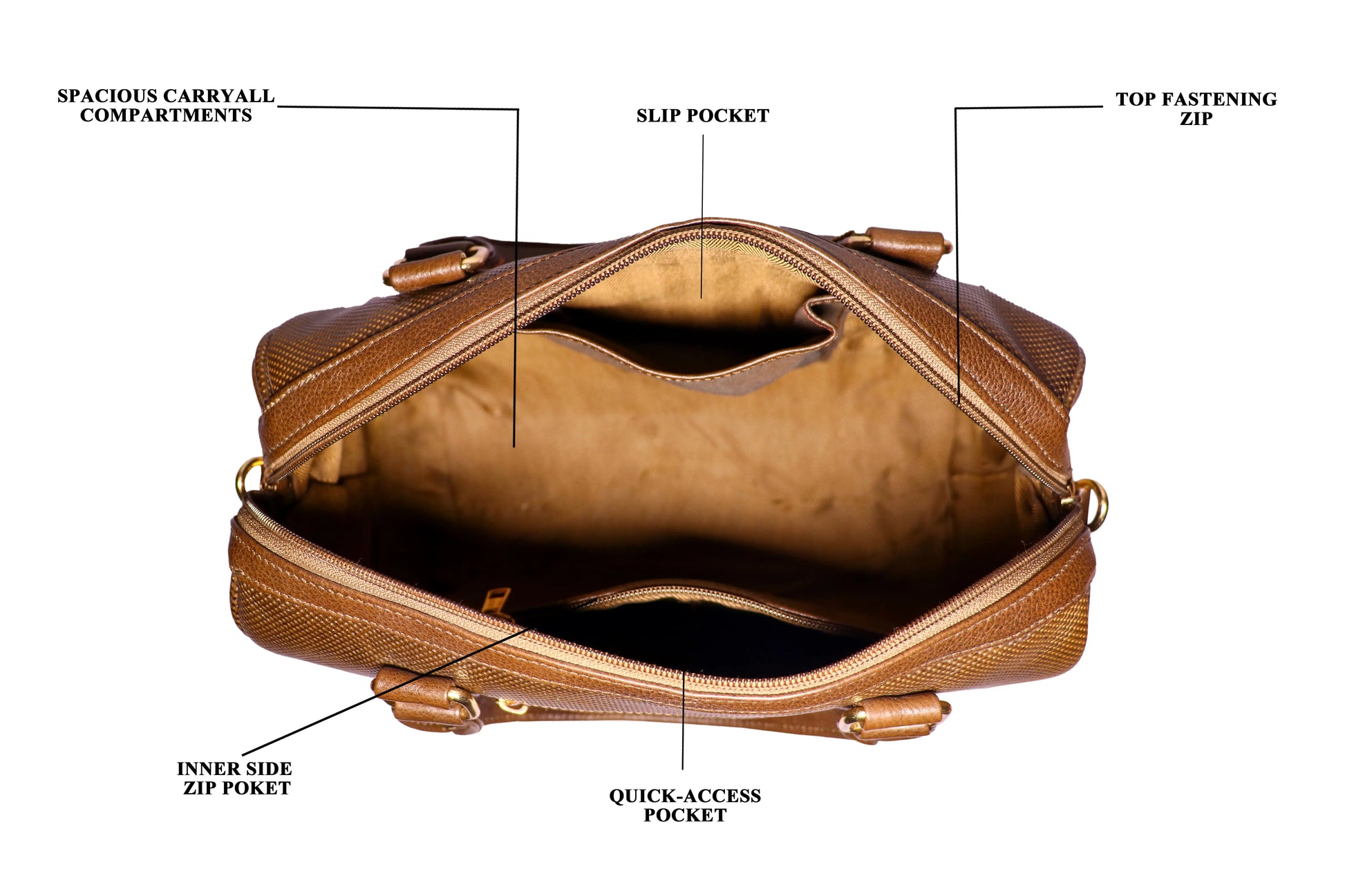 LuxuriesBliss Premium Textured Leather Handbag – Women’s Office & Travel Shoulder Bag Luxuriesbliss