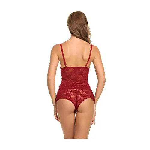 Women&#39;s Soft Lace Camisole Top and Panty Set - Elegant Night Dress Sleepwear - luxuriesbliss
