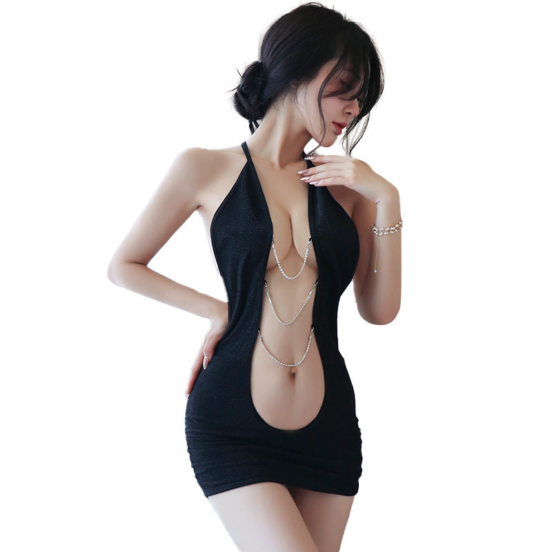 Long Night Sexy Lingerie Sexy Seduction Hip Skirt