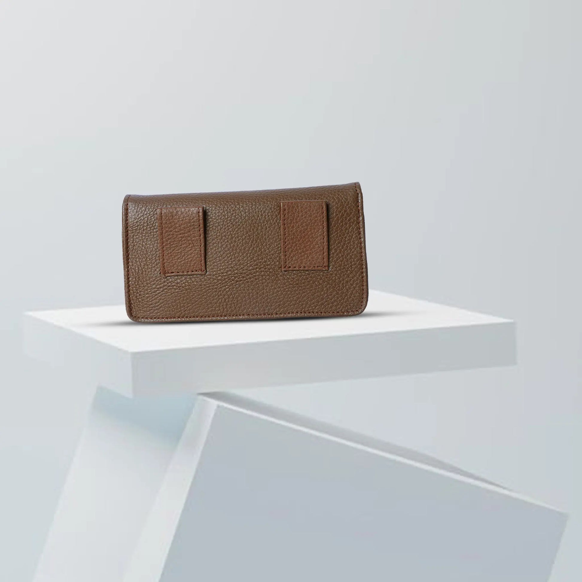 Men’s Brown Genuine Leather Waist Pouch | Travel Belt Bag Luxuriesbliss