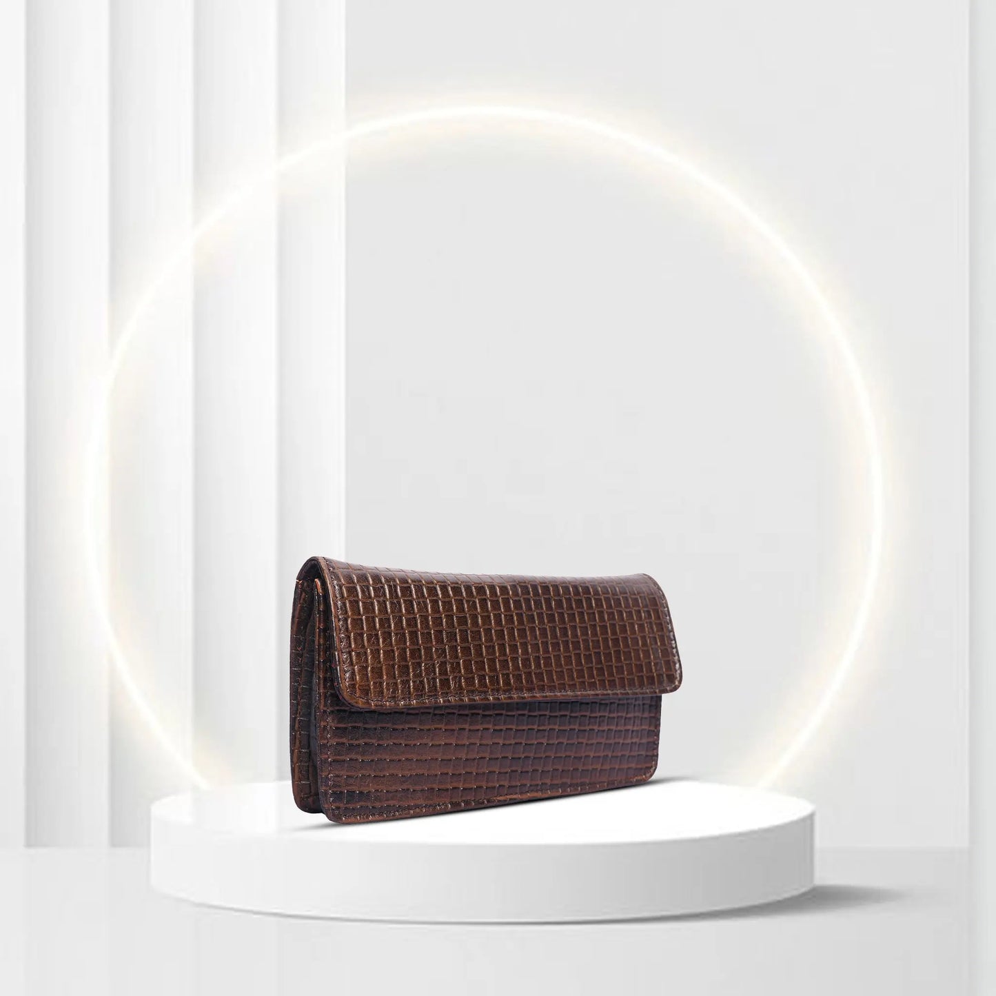 Men’s Brown Genuine Leather Waist Pouch | Travel Belt Bag Luxuriesbliss