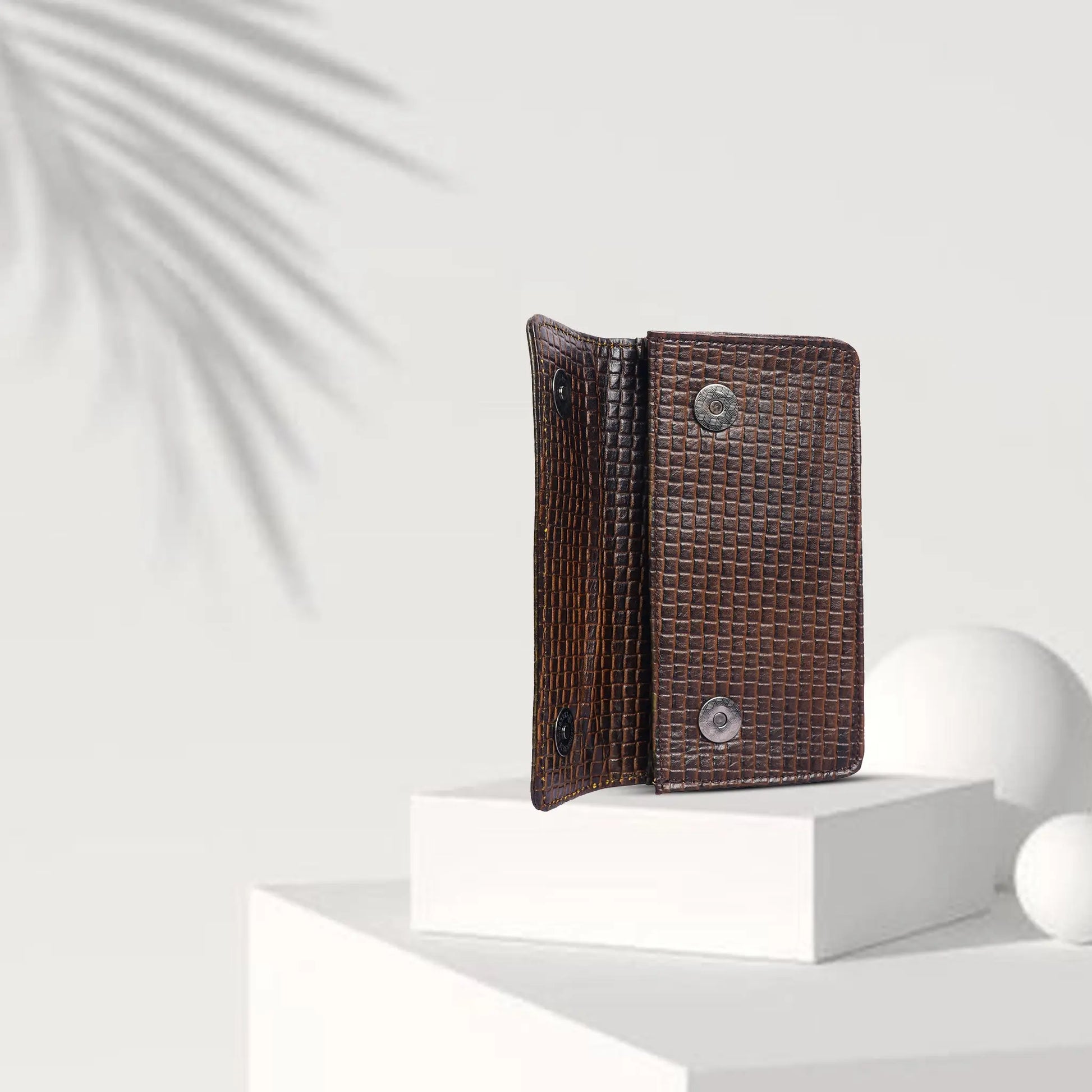 Men’s Brown Genuine Leather Waist Pouch | Travel Belt Bag Luxuriesbliss