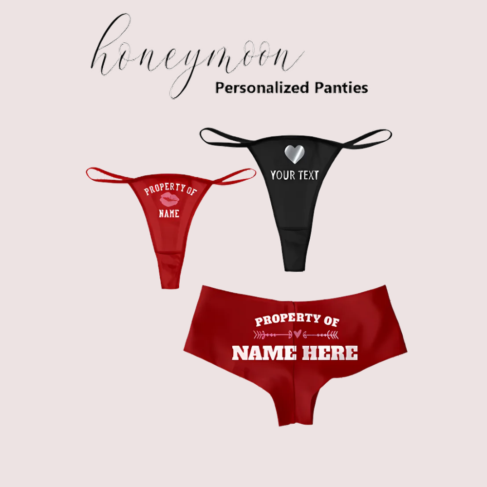 Personalized / Customized Panties