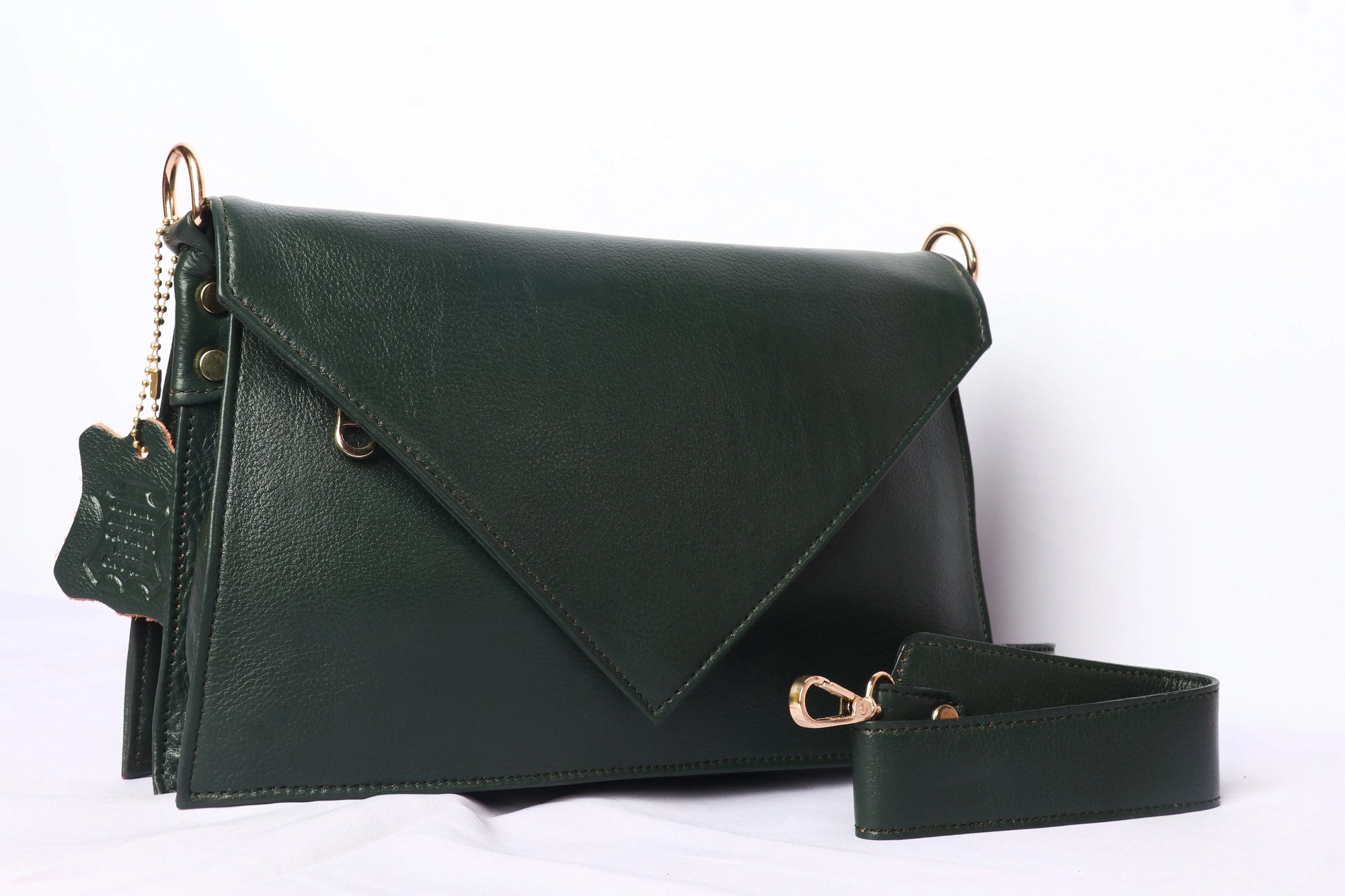 Small Solid Sling Bag – Dual Compartment, Detachable Strap luxuriesbliss