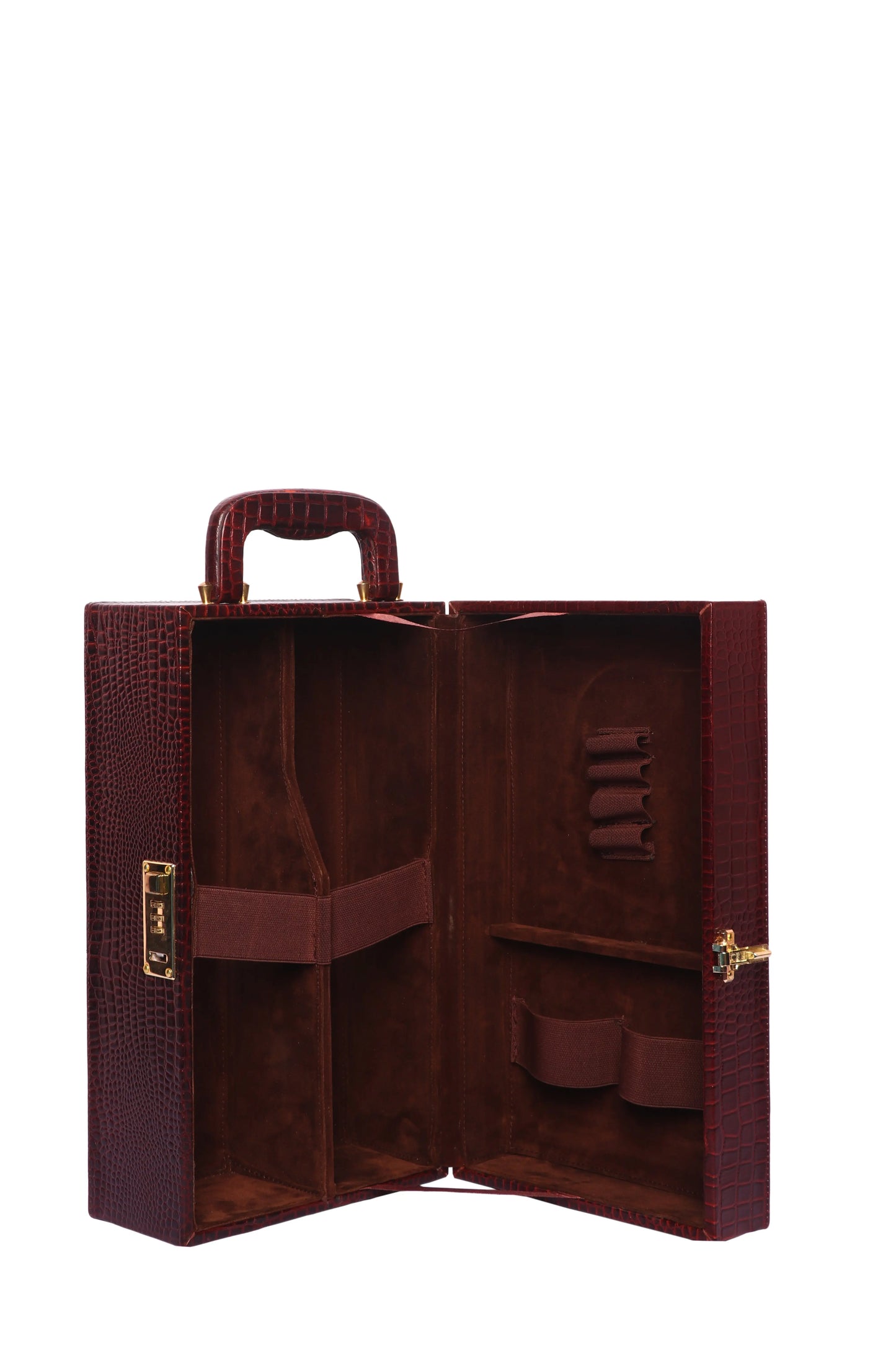 Premium Leather Wine Gift Box Case Luxuriesbliss