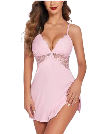 Women lingerie lace chemise sleepwear babydoll teddy lingerie - luxuriesbliss