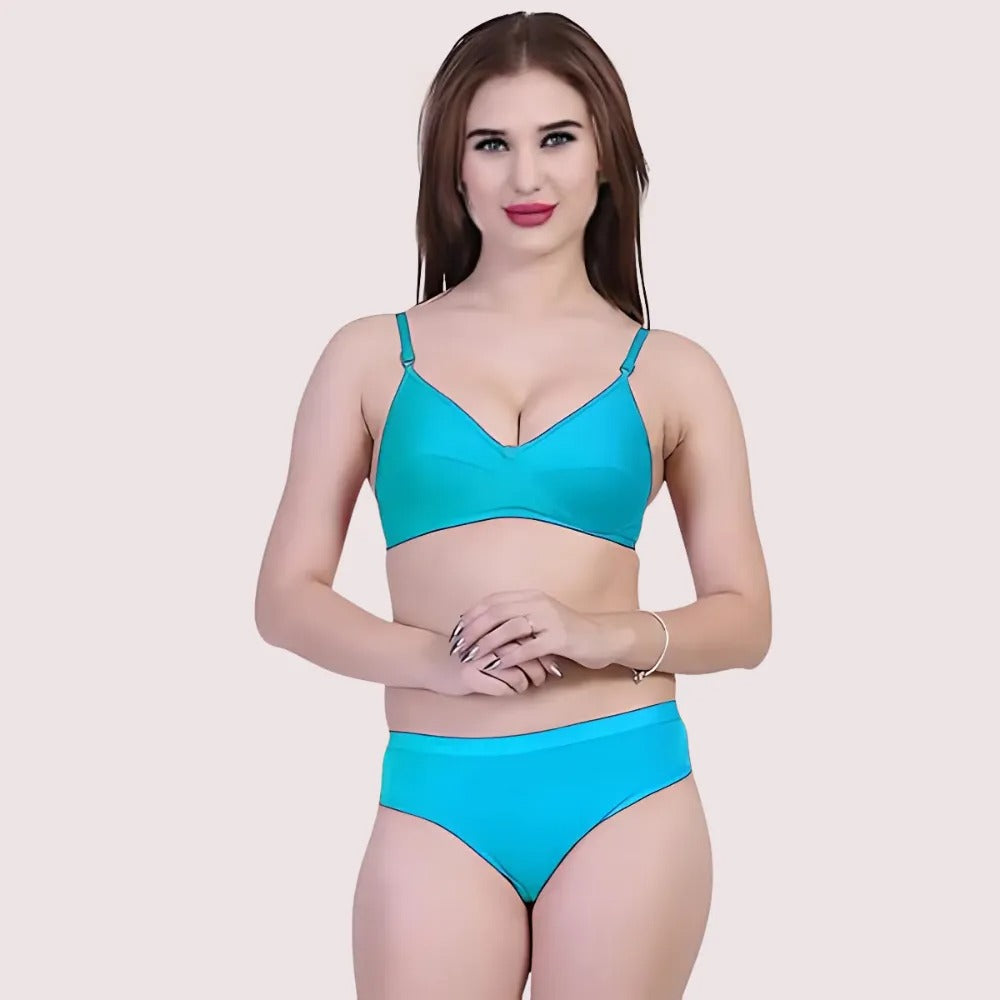 Women&#39;s Non-Padded Bra Panty Set (2 pack)