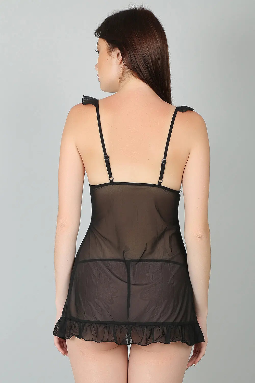 Lace Babydoll Lingerie with Panty - luxuriesbliss