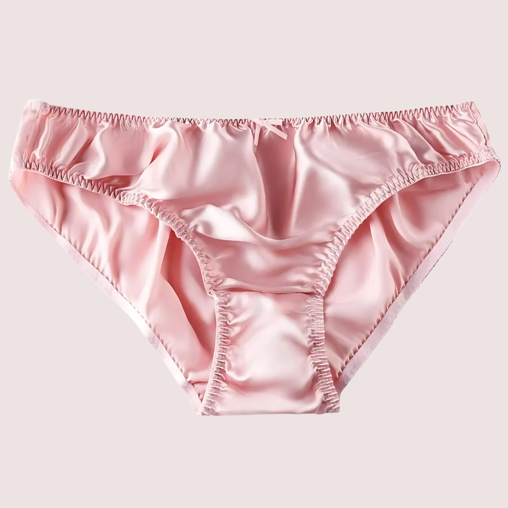 Luxury Silk Panties Cheeky Bow Gift Box