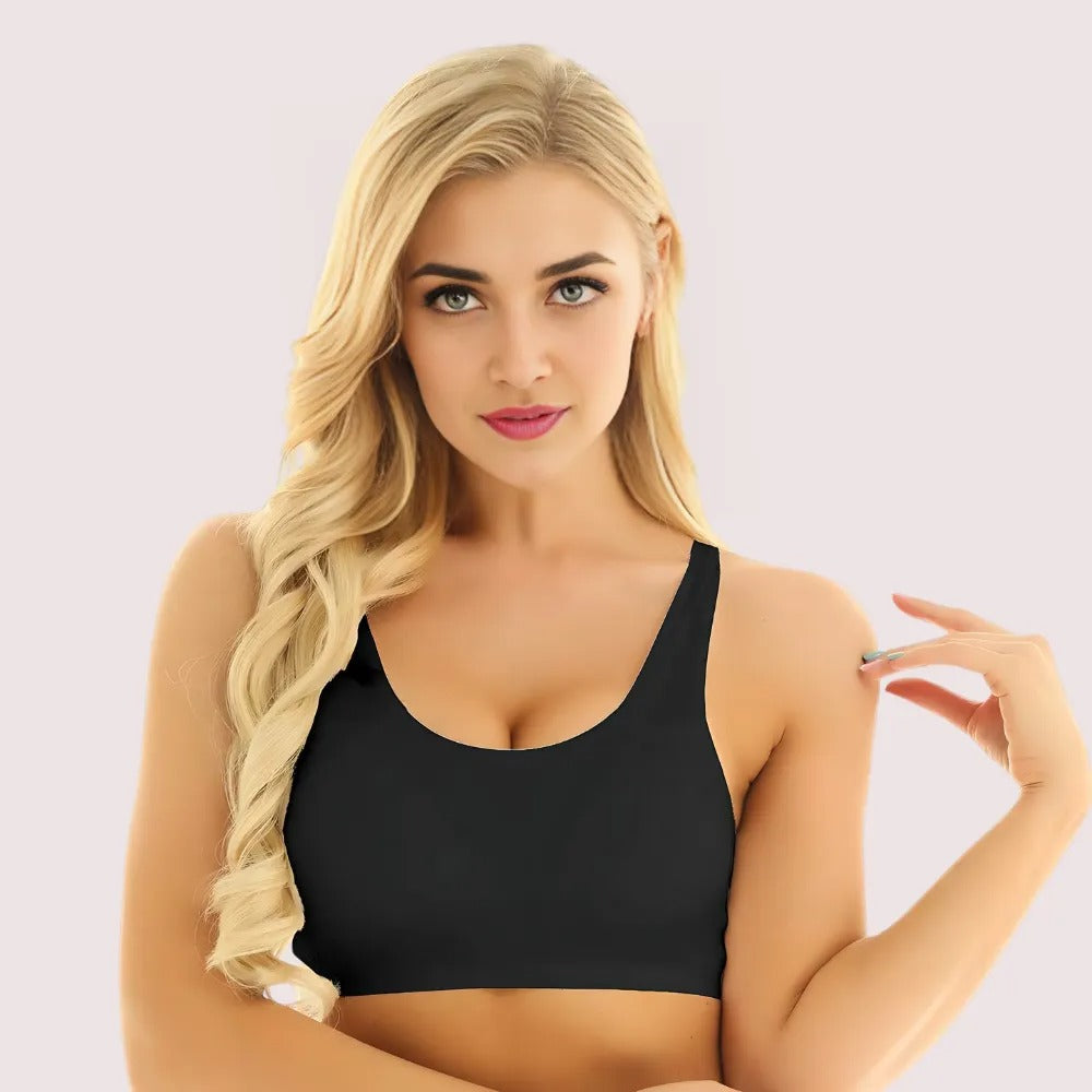 Luxury Padded Seamless Laser Cut Sports Bra