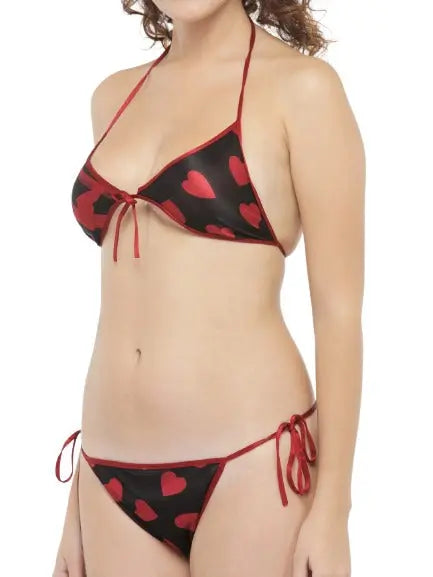 Women Printed Robe and Lingerie Set - luxuriesbliss