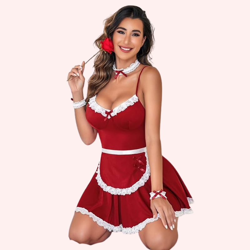 Sexy Roleplay Outfit with Luxury Panty Gift