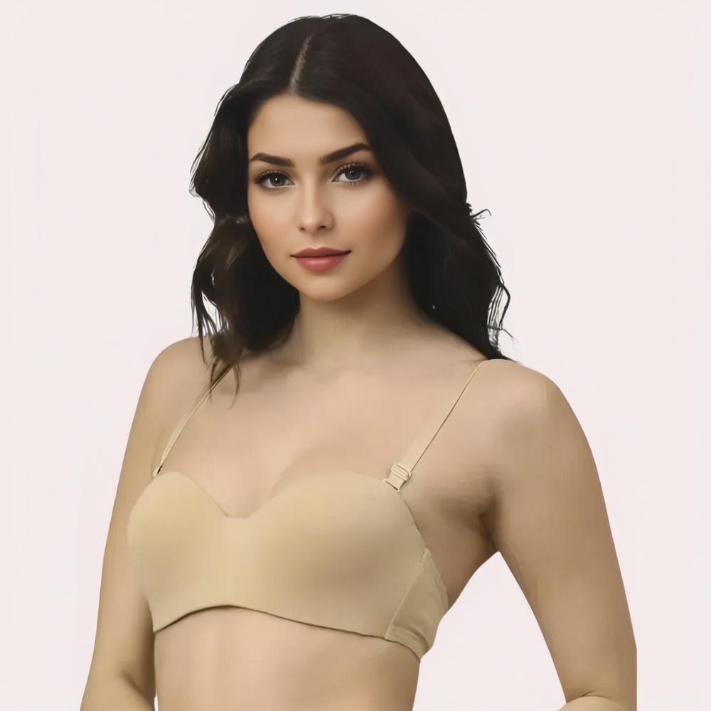 Demi Bra + Free Seamless Panty -  Lift, Comfort &amp; Perfect Fit