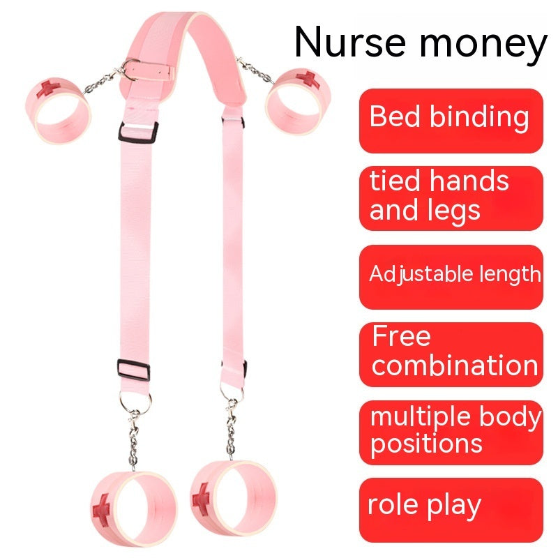 Props Bed Strap Bondage And Discipline Toy Magic Score Leg Pillow Suit