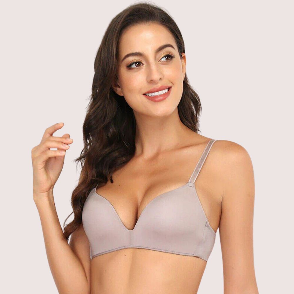 2 Pack Luxury Seamless Padded Non-Wired Push-Up Bra