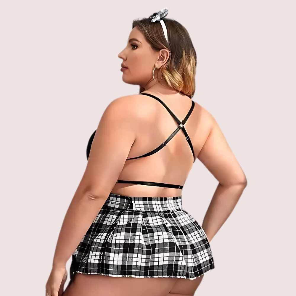 Luxuries Bliss Schoolgirl Roleplay Costumes with Luxury Panty Gift