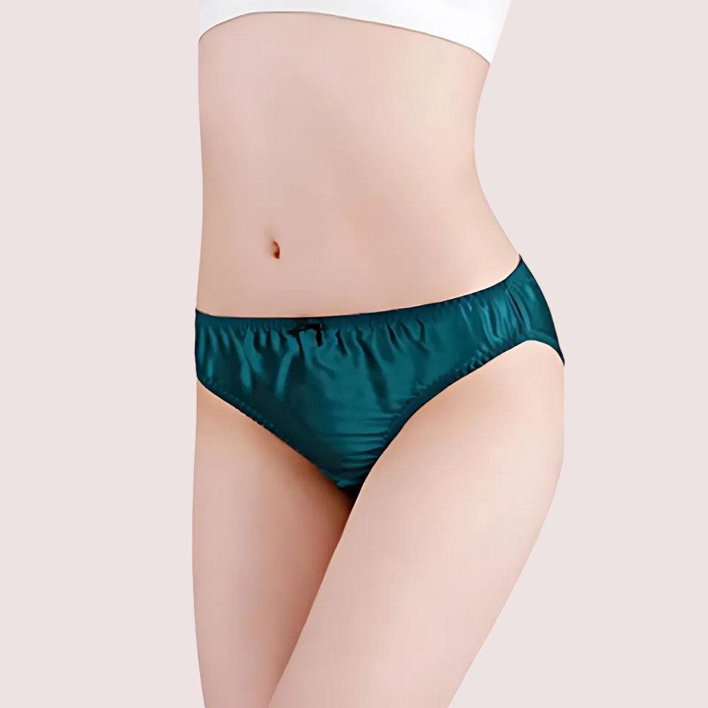 Ultra Luxury Silk Satin Lace Briefs Gift Box