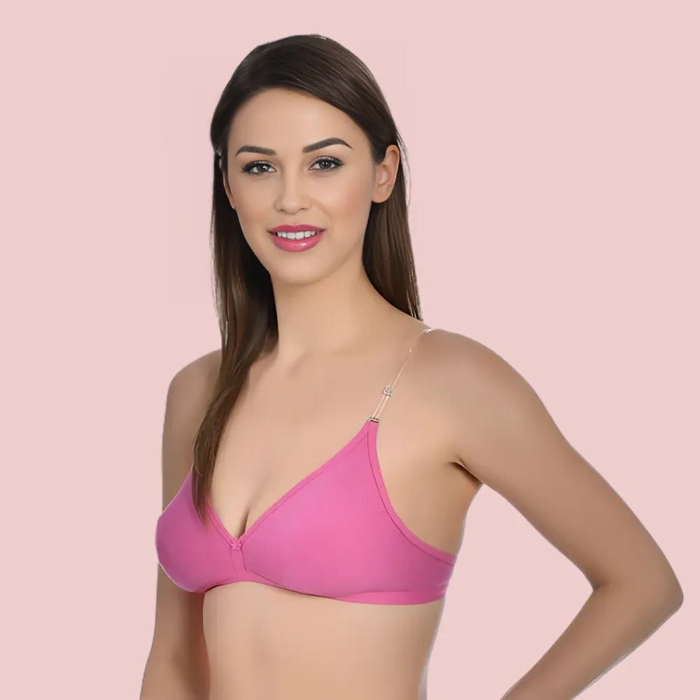 Bliss Wear Non-Wired Padded Bra Essentials – 6 Pack